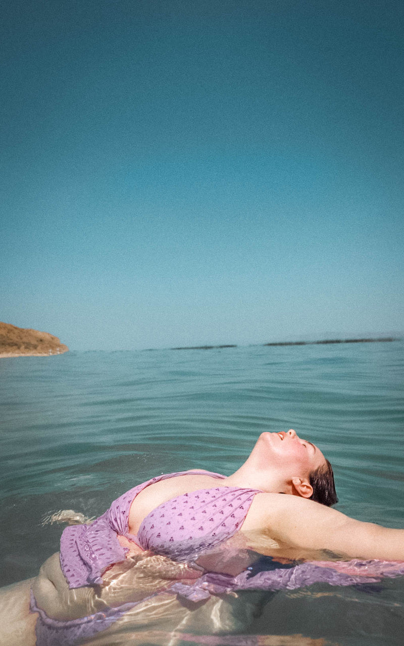 Haze Bikini Top in Lavender