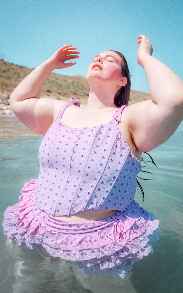 The Corset Top in Lavender