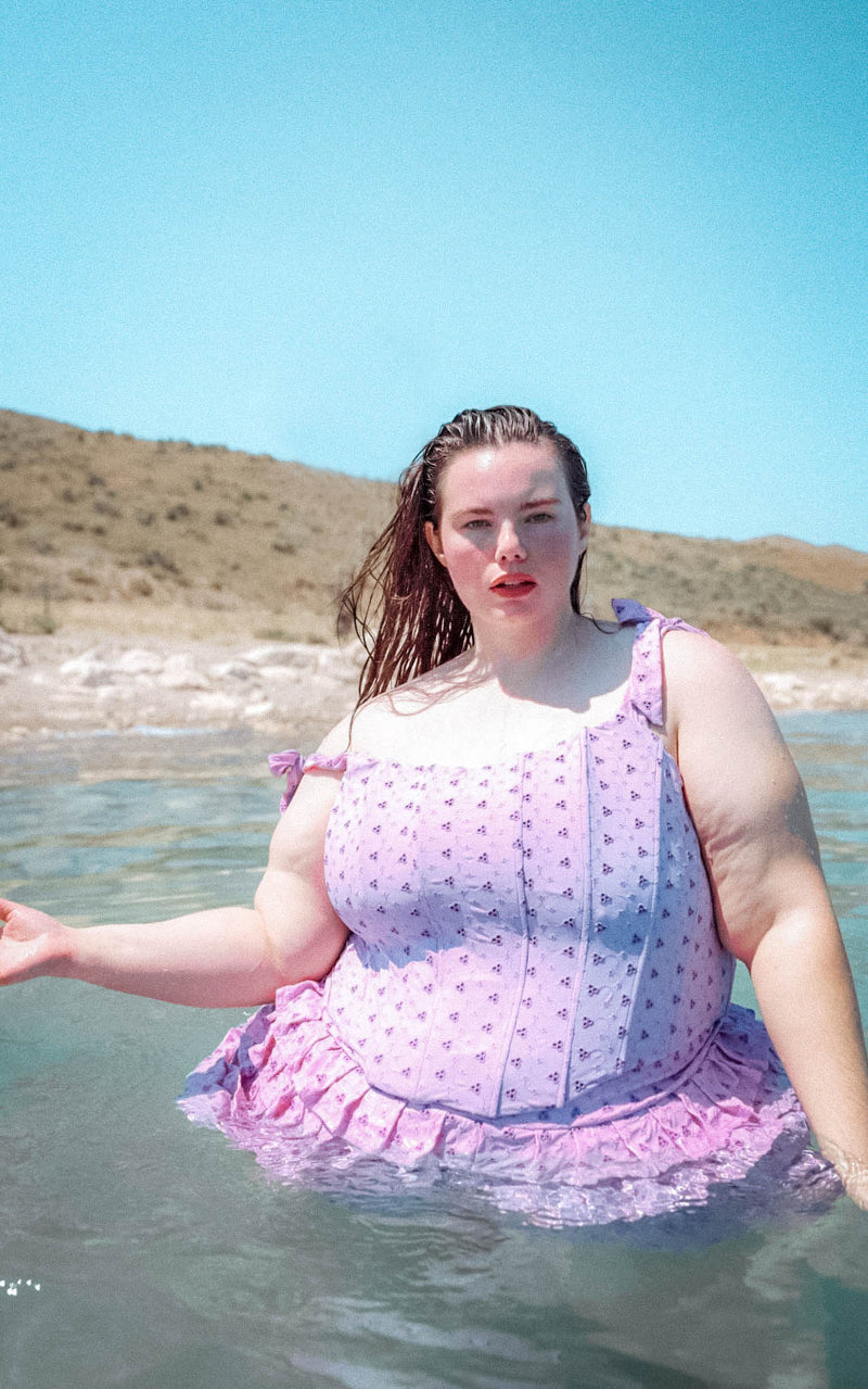 The Corset Top in Lavender