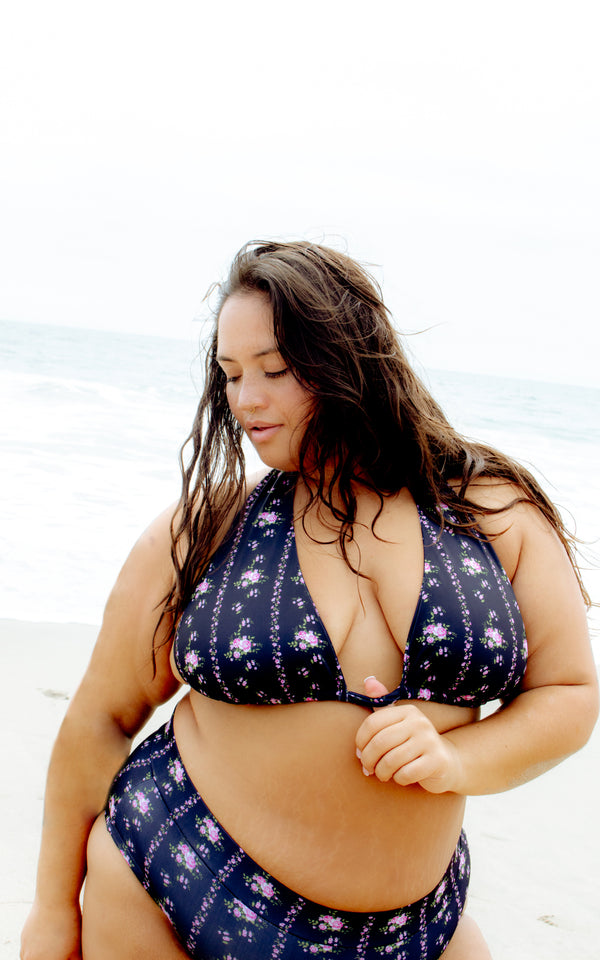 Haze Top in Midnight Bloom