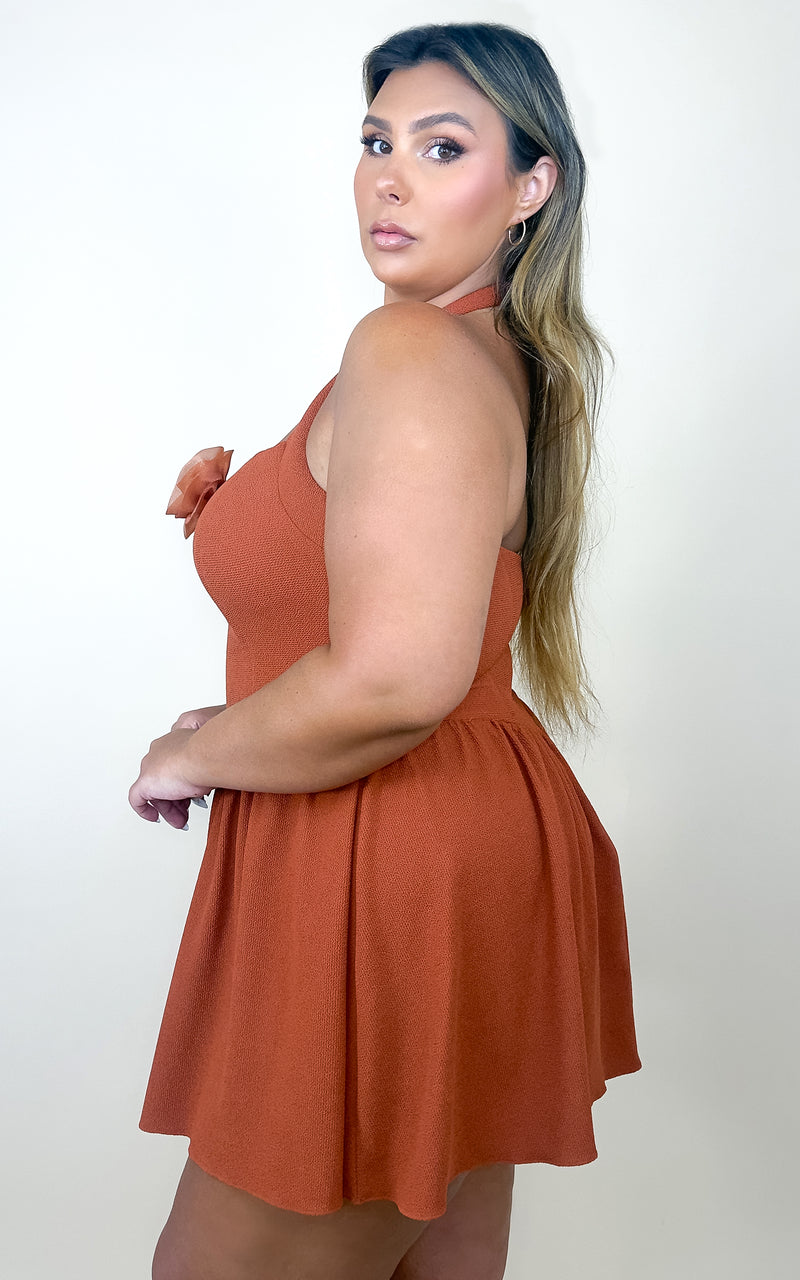 HALTER MINI DRESS