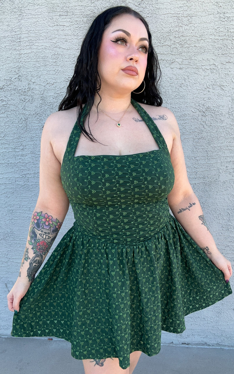 green halter top dress Head to Cocktail Hour Emerald Green Halter Neck Maxi Dress
