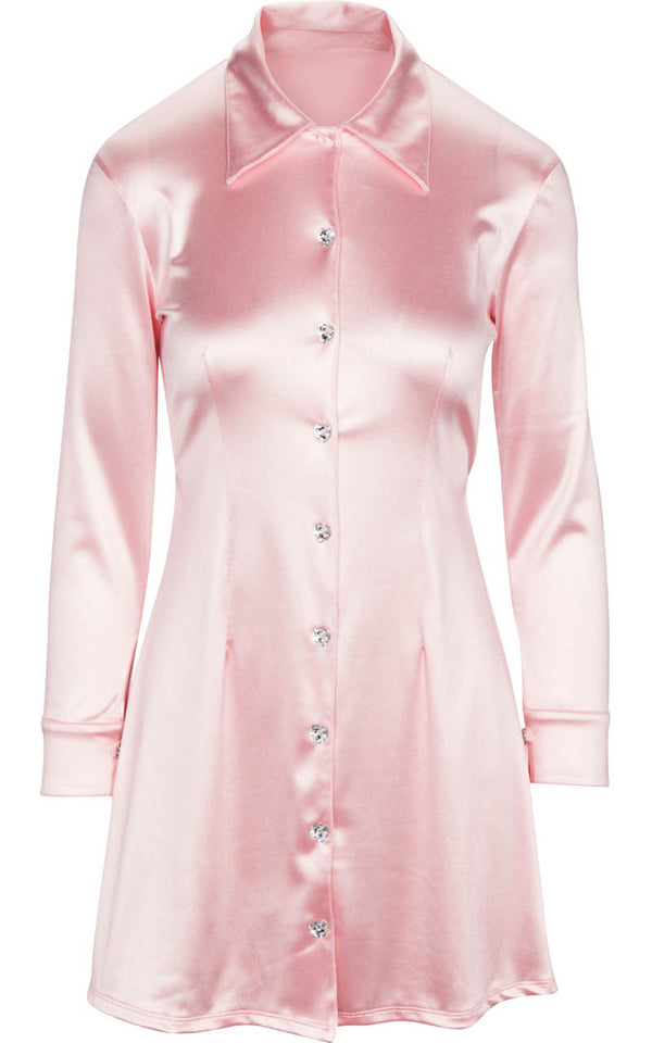 Cher in Pink Satin