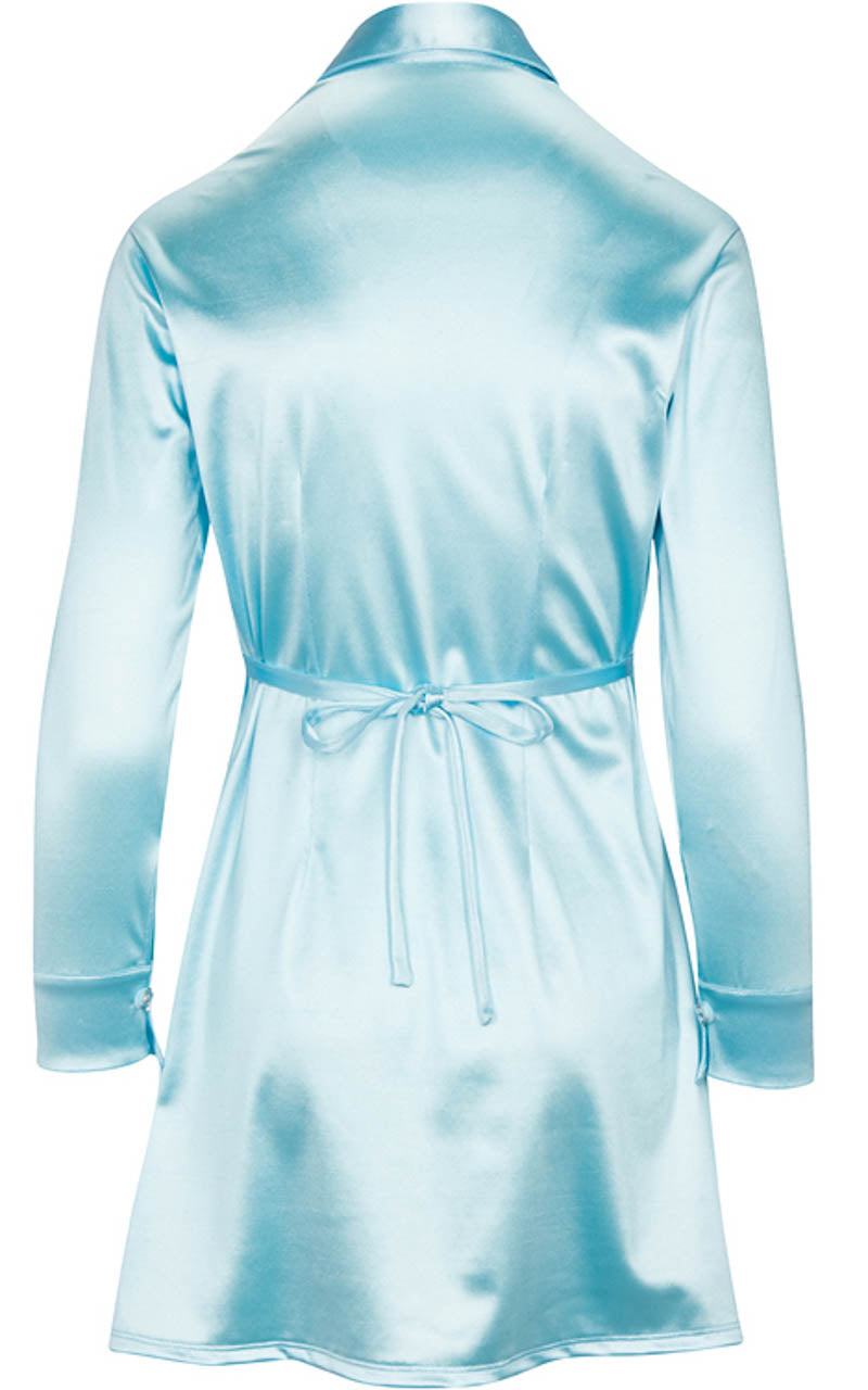 Cher in Blue Satin