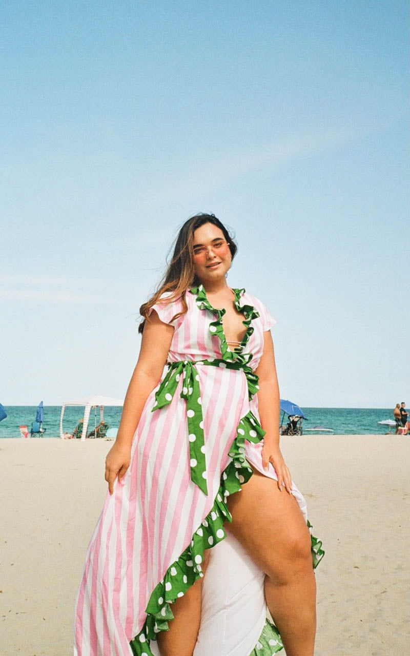 Long Cupid Wrap Dress
